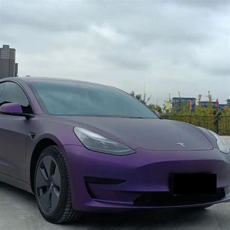 Best Matte Dark Purple Vinyl Wrap Metallic Dark Purple Car Wraps