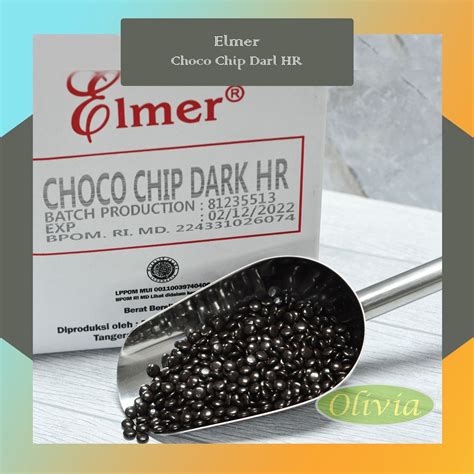 Jual Chocochips Dark Elmer 250 Gr Coklat Chip Cone Choco Chips