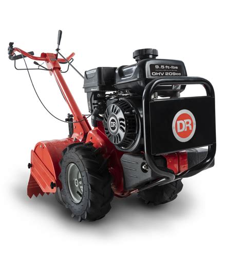 Dual Rotating Tine Walk Behind Rototiller DR Power Equipment