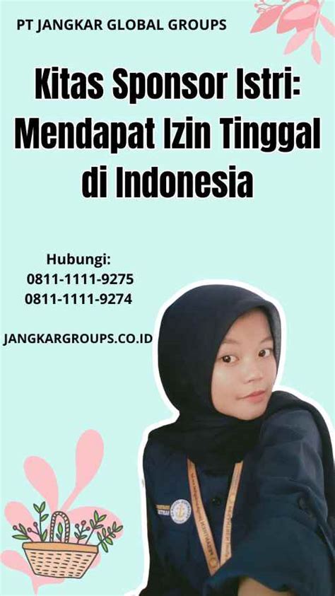 Kitas Sponsor Istri Mendapat Izin Tinggal Di Indonesia Jangkar