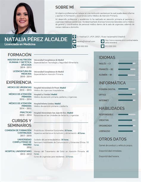 Curr Culum Vitae Ejemplos Hechos Un Curriculum Vitae Bien Elaborado