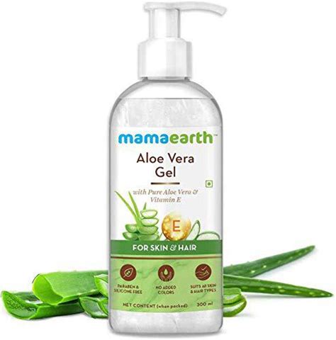 Mamaearth Aloe Vera Gel For Face With Pure Aloe Vera And Vitamin E For