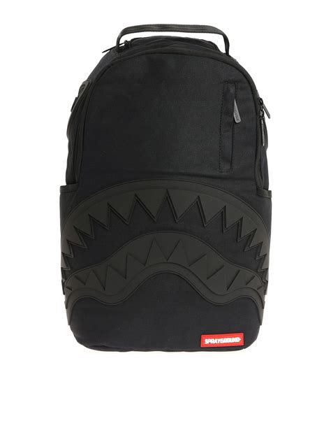 Sprayground Ghost Rubber Shark Black Backpack For Men Lyst