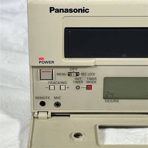 Panasonic Time Lapse Viseo Cassette Recorder Ag Rt Ap Powers On