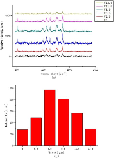 A Sers Spectrum Of Rhb Solution Measured On The Same Length And