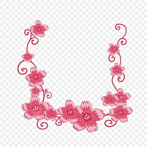 Romantic Vine Hd Transparent Vector Free Romantic Vines Flowers Sakura