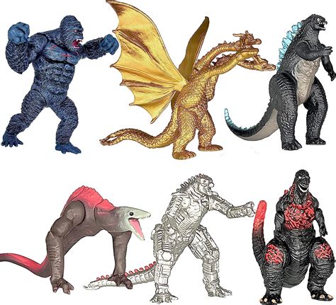 Twcare Exclusive Set Of Godzilla Vs Kong Toys Movable Joint Action