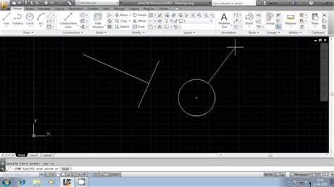 Perpendicular Object Snap Mode In Autocad Youtube