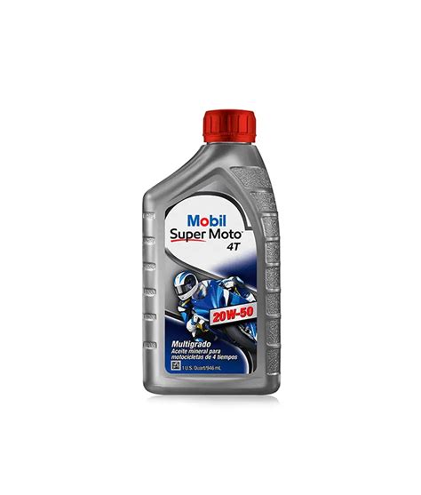 MOBIL SUPER MOTO 4T 20W50 Aceite Para Motocicletas Lubrimas Pe