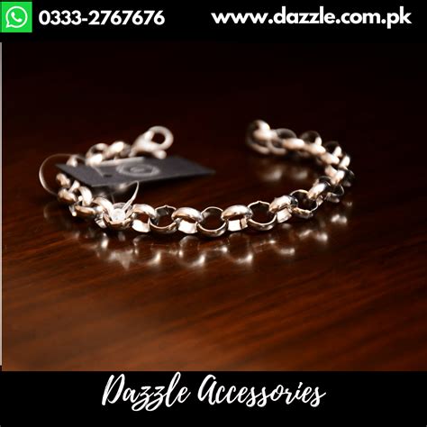 Silver Unique Men Bracelet - Dazzle Accessories