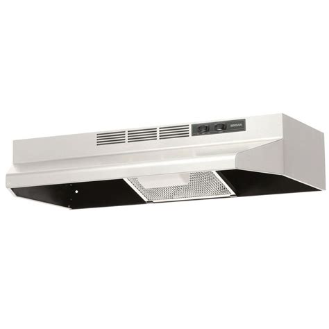 Broan 41000 Series 30 In Non Vented Range Hood In Stainless Steel 413004 The Home Depot