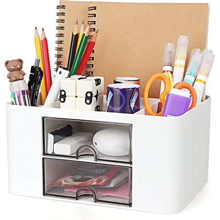 Schreibtisch Organizer Mit Schublade Multifunktionaler Stiftehalter