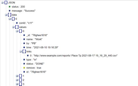 How To Parse Json Array As Key Value Pair Where Position Is Key In