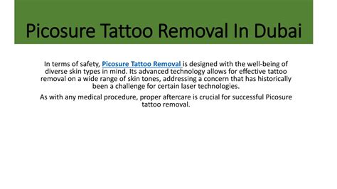 Ppt Picosure Tattoo Removal Dubai Powerpoint Presentation Free