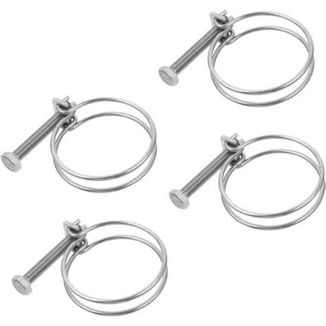 4 Pièces Pince Colliers De Serrage En Acier Inoxydable Collier De