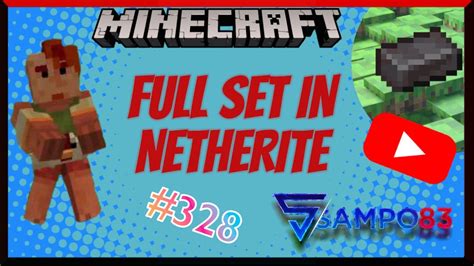 Finalmente Anche Nella Vanilla Full Set In Netherite Minecraft Ita