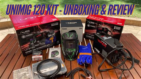 Unimig Viper 120 Mig Welder Synergic Kit Unbox Review And Test Best