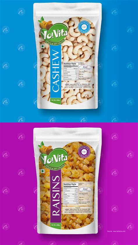 Creative And Inspiring Dry Fruits Packaging Design Samples In