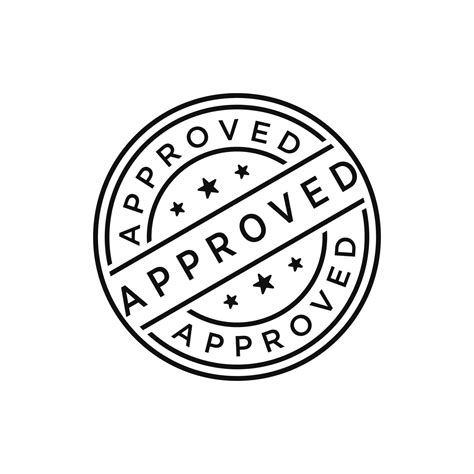 Approved Stamp Vector 22587703 Vector Art At Vecteezy