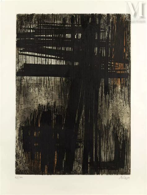 Pierre Soulages Lot Ench Res