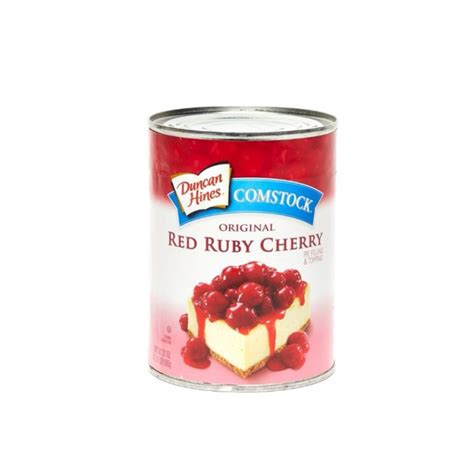 Duncan Hines Comstock Original Red Ruby Cherry Pie Filling And Topping