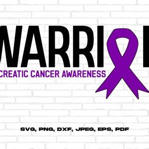 Pancreatic Cancer Awareness Svg Png Pancreatic Cancer Warrior Svg