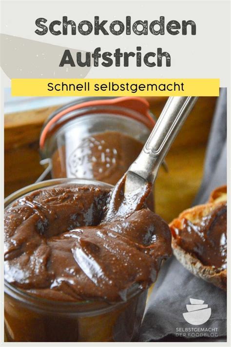 Schokoaufstrich selber machen à la Nutella habe ich selbstgemacht