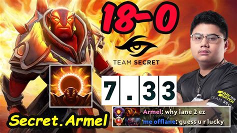 Armel Ember Spirit Team Secret Midlane New Patch B Dota