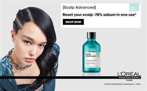 L’oréal Professionnel Scalp Advanced Anti Oiliness Dermo Purifier Shampoo 300ml For Oily