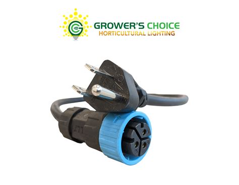 Growers Choice M 25 120v Adapter Cord 15ft Nema L5 15p Simply