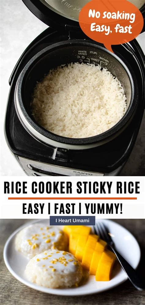 How To Cook Sticky Rice In Rice Cooker Easy No Soak Recipe In 2024