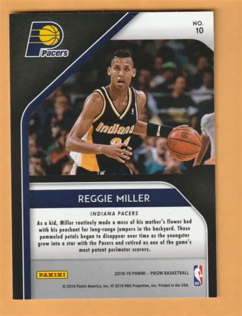 Moniteurs Reggie Miller Indiana Pacers Prizm Hall Ucla