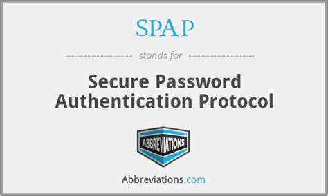 What Is The Abbreviation For Secure Password Authentication Protocol