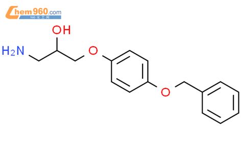 3 4 苄氧基苯氧基 2 羟基丙胺「cas号：29247 15 2」 960化工网