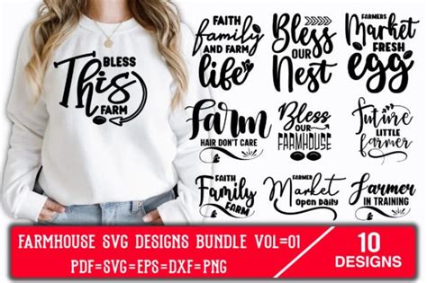 Farmhouse Svg Designs Bundle Vol01 Graphic By Abdul Mannan125 · Creative Fabrica