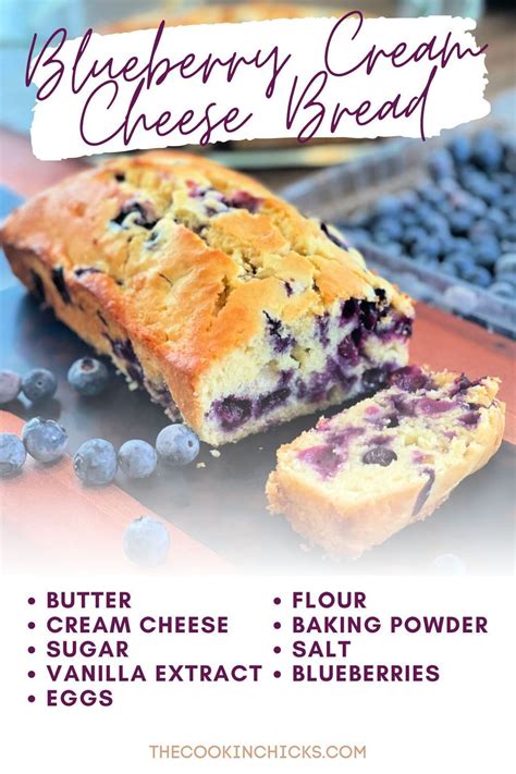 Blueberry Cream Cheese Bread Artofit