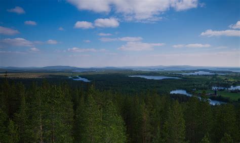 Kuva Lapin Lumoavat Maisemat Kemijärvi Visual Finland