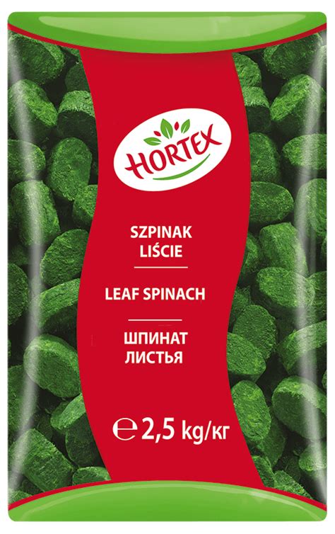 Horeca Szpinak Mro Ony Kg Li Cie Hortex