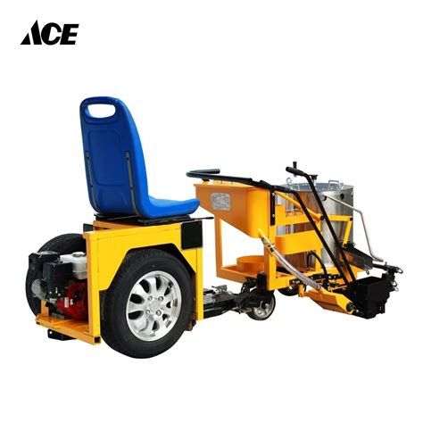 Small Cold Paint Airless Road Line Marking Machines With Booster