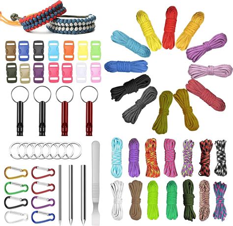 EUBSWA Paracord Set 26 Couleurs Paracord 550 Corde De Nylon