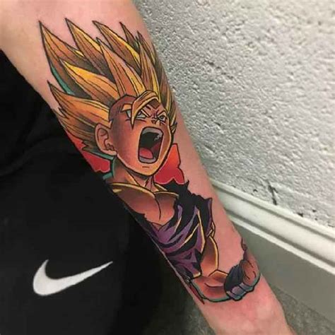 Gohan Ssj2 Tattoo Gohantattoos Gohan Dragonballtattoos Tatuajes Porn