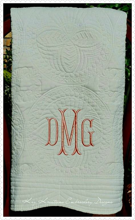 Monogrammed Baby Blankets Girls & Boys Quilted Baby Blanket - Etsy