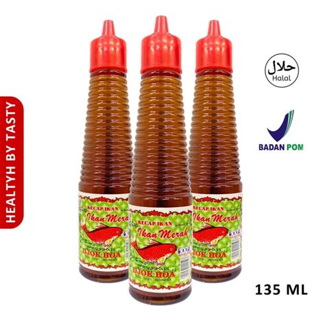 Jual Kecap Ikan Djoe Hoa Kecap Ikan Cap Ikan Merah HALAL 135ml ...