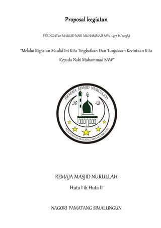 Proposal Kegiatan Maulid Nabi Muhammad Saw H Pdf