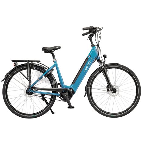 Bikkel Ibee Tuba Disk Gates Denim Blue Cm Elektrische Damesfiets