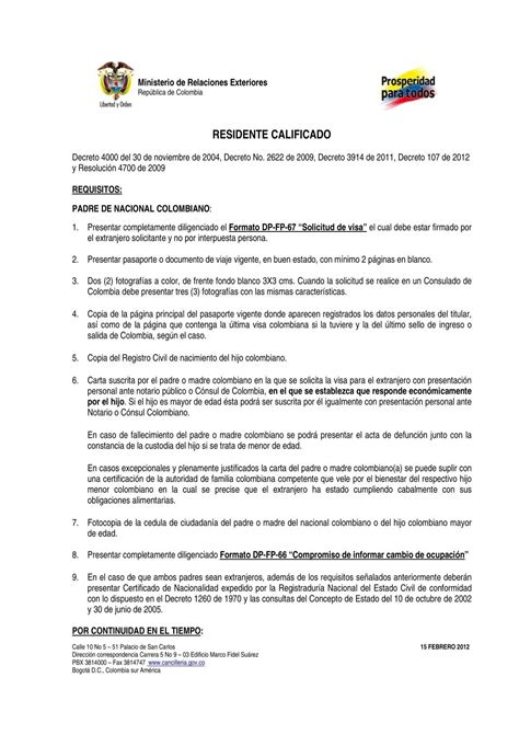 Introducir 110 Imagen Modelo De Carta De Solicitud De Visa De Residencia Colombia Abzlocalmx