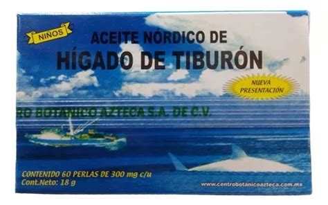 Aceite Nórdico De Higado De Tiburon 60 Perlas Para Niños Cba MercadoLibre