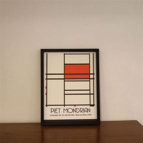 Composition No 4 Piet Mondrian Poster Modernon A Retrosexual Movement