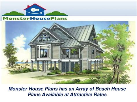 PPT - Monster House Plans has an Array of Beach House Plans Available ...