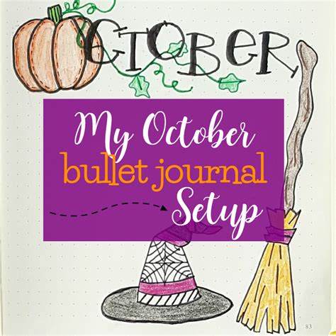 Plan With Me My October Bullet Journal Setup Sublime Reflection